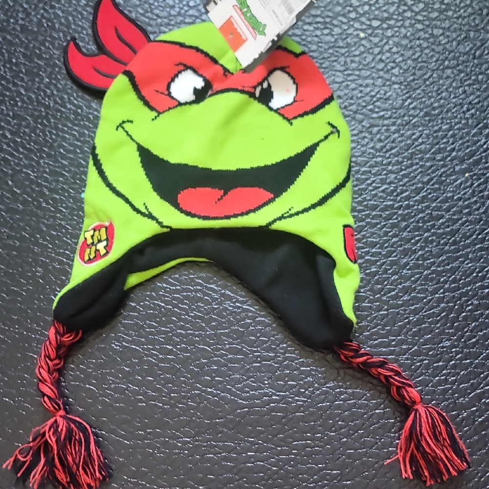 Teenage Mutant Ninja Turtles Green and Red Beanie